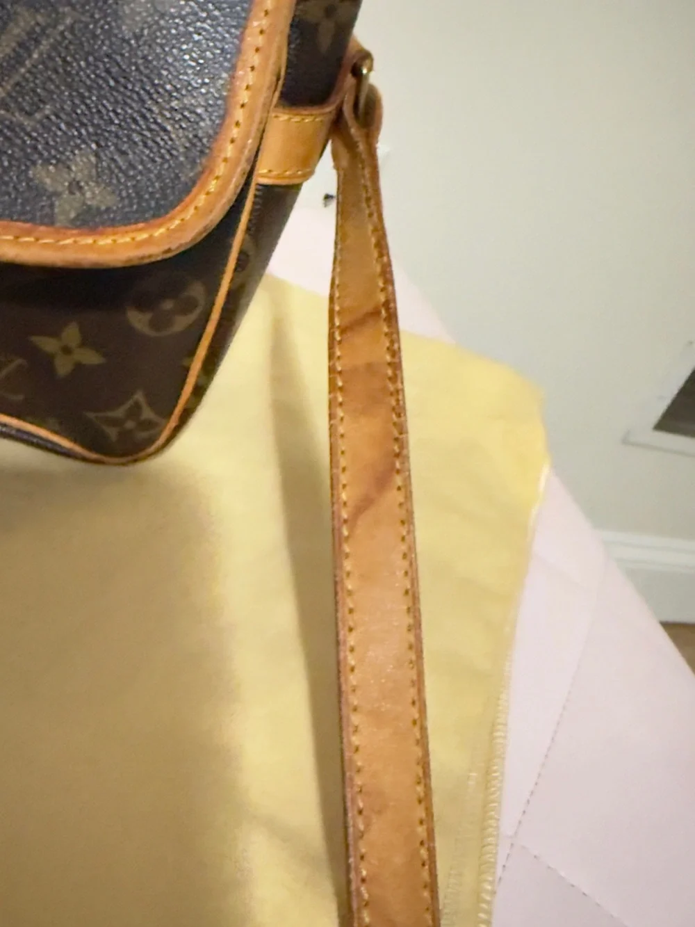 Louis Vuitton Monogram Canvas Messenger Bag in Brown and Tan